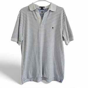 Tommy Hilfiger 100% Cotton Striped Classic Polo Large